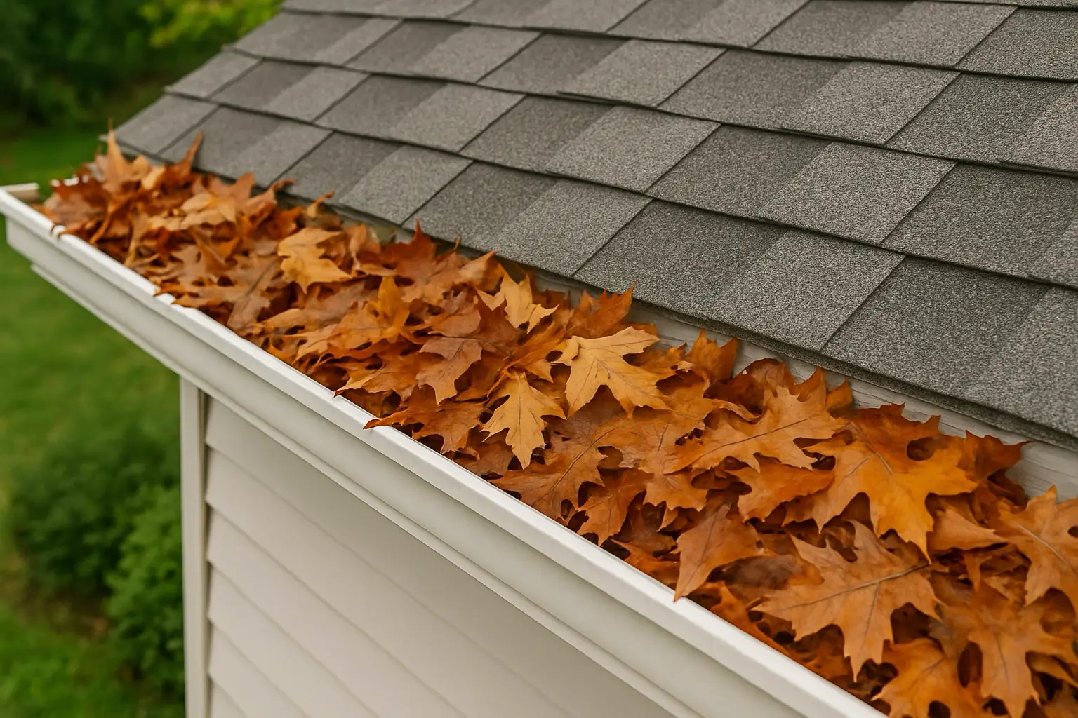 Natural Gutter Clear Leaf Gutters - Athens GA Affordable Gutter Cleaning